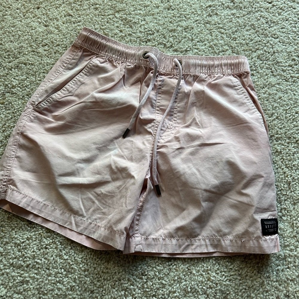 Light Pink Drawstring Shorts